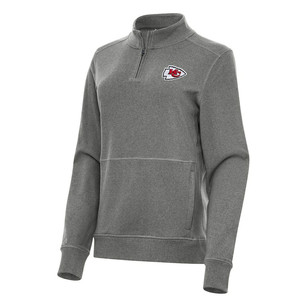 NFL Kansas City Chiefs Antigua Women's Crush Quarter-Zip Jacket