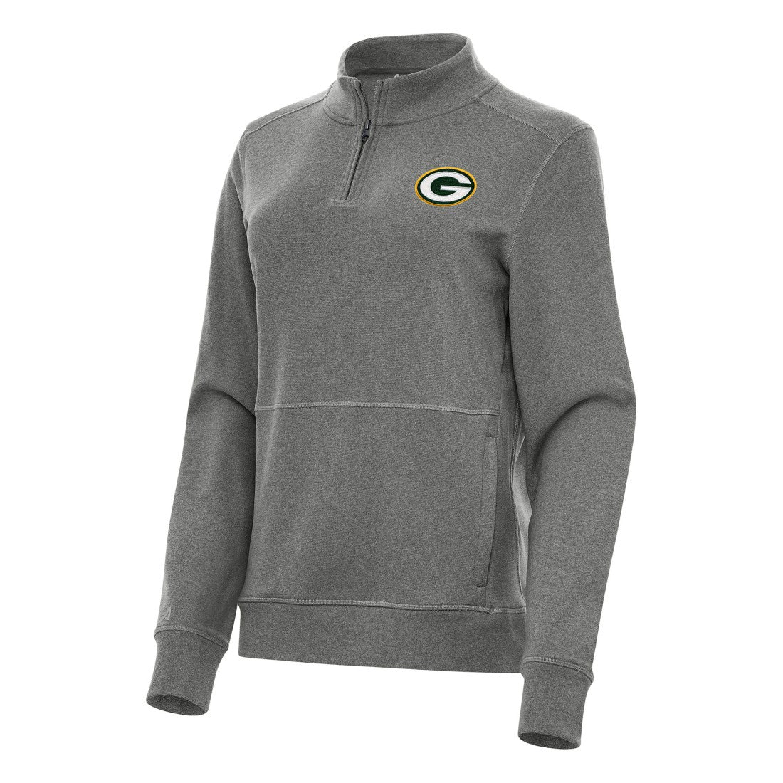 NFL Green Bay Packers Antigua Women's Crush Quarter-Zip Jacket