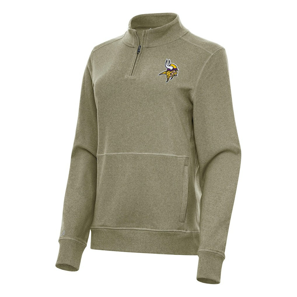 NFL Minnesota Vikings Antigua Women's Crush Quarter-Zip Jacket