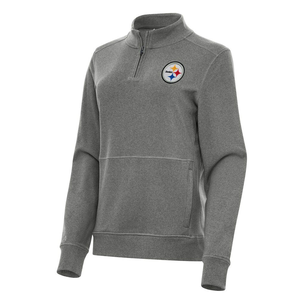 NFL Pittsburgh Steelers Antigua Women's Crush Quarter-Zip Jacket