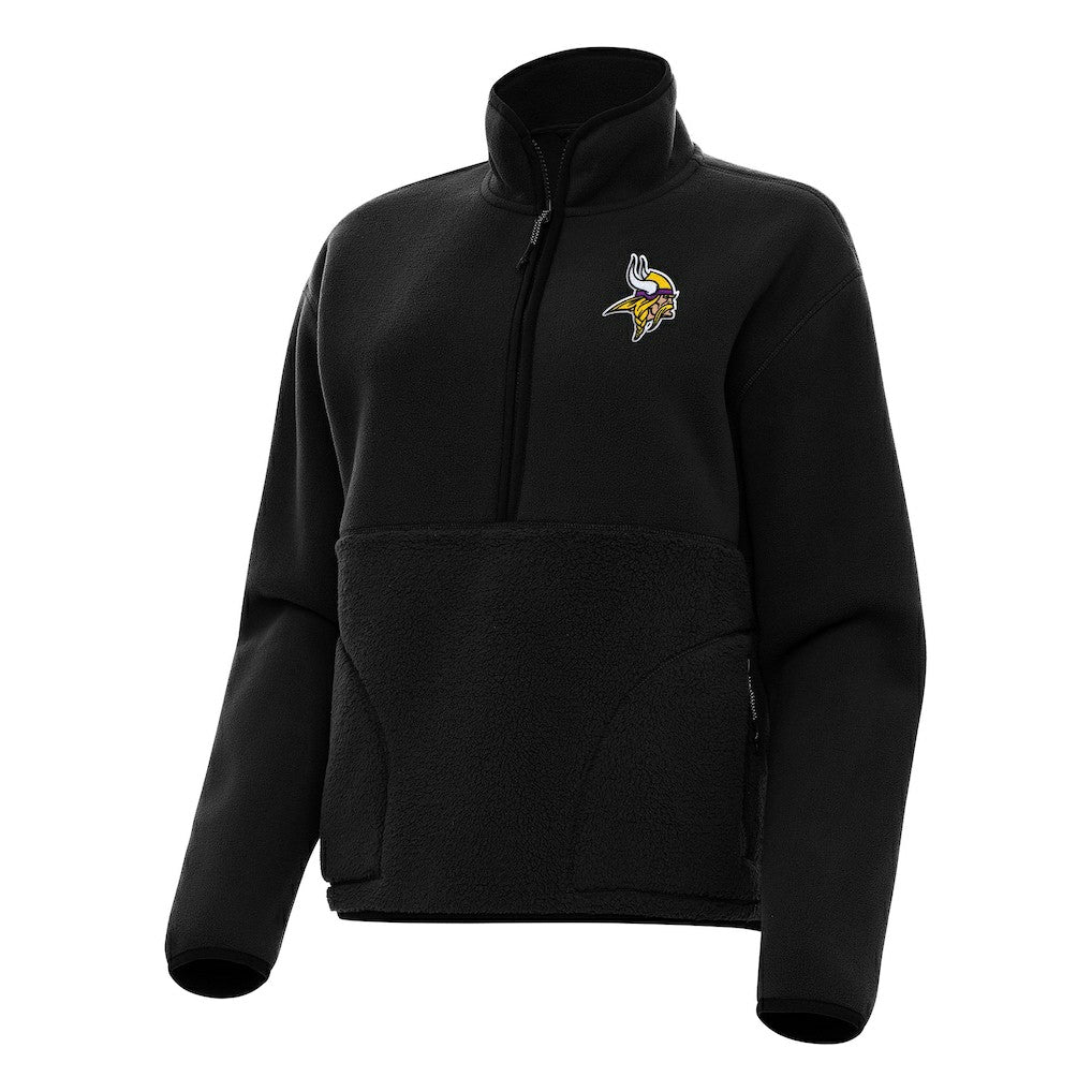 NFL Minnesota Vikings Antigua Women's Figure Half-Zip Sweatshirt