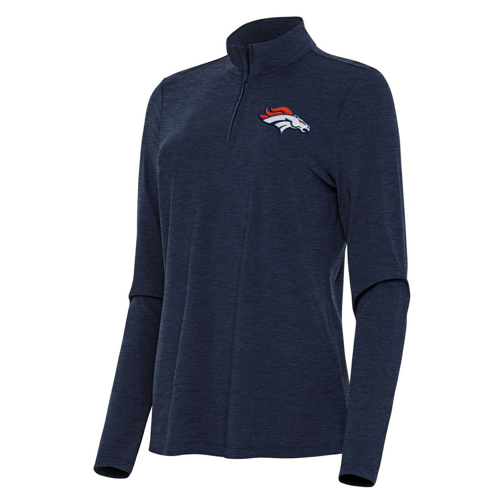 NFL Denver Broncos Antigua Women's Bright Quarter-Zip Sweatshirt