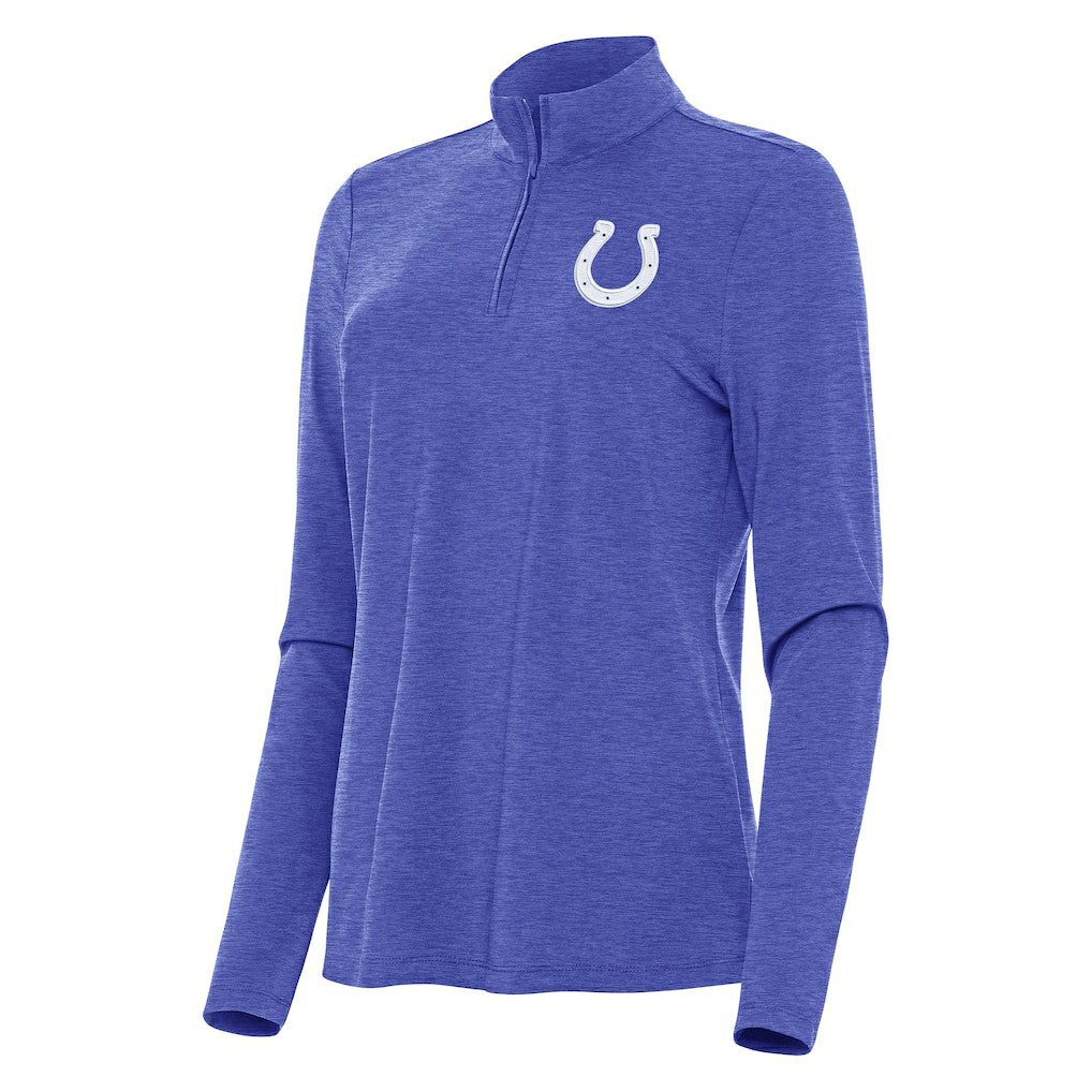 NFL Indianapolis Colts Antigua Women's Bright Quarter-Zip Sweatshirt