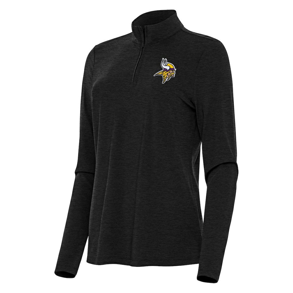 NFL Minnesota Vikings Antigua Women's Bright Quarter-Zip Sweatshirt