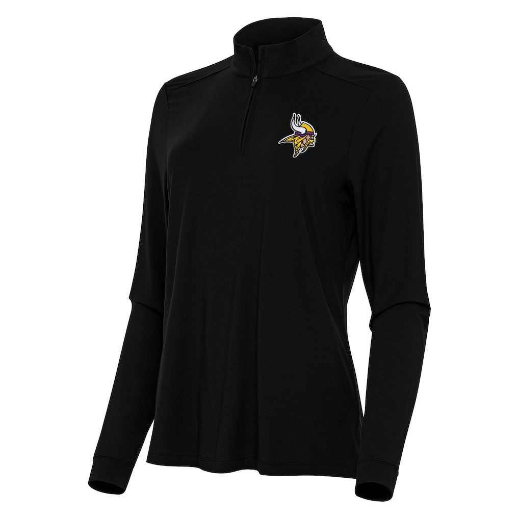 NFL Minnesota Vikings Antigua Women's Intent Quarter-Zip Sweatshirt