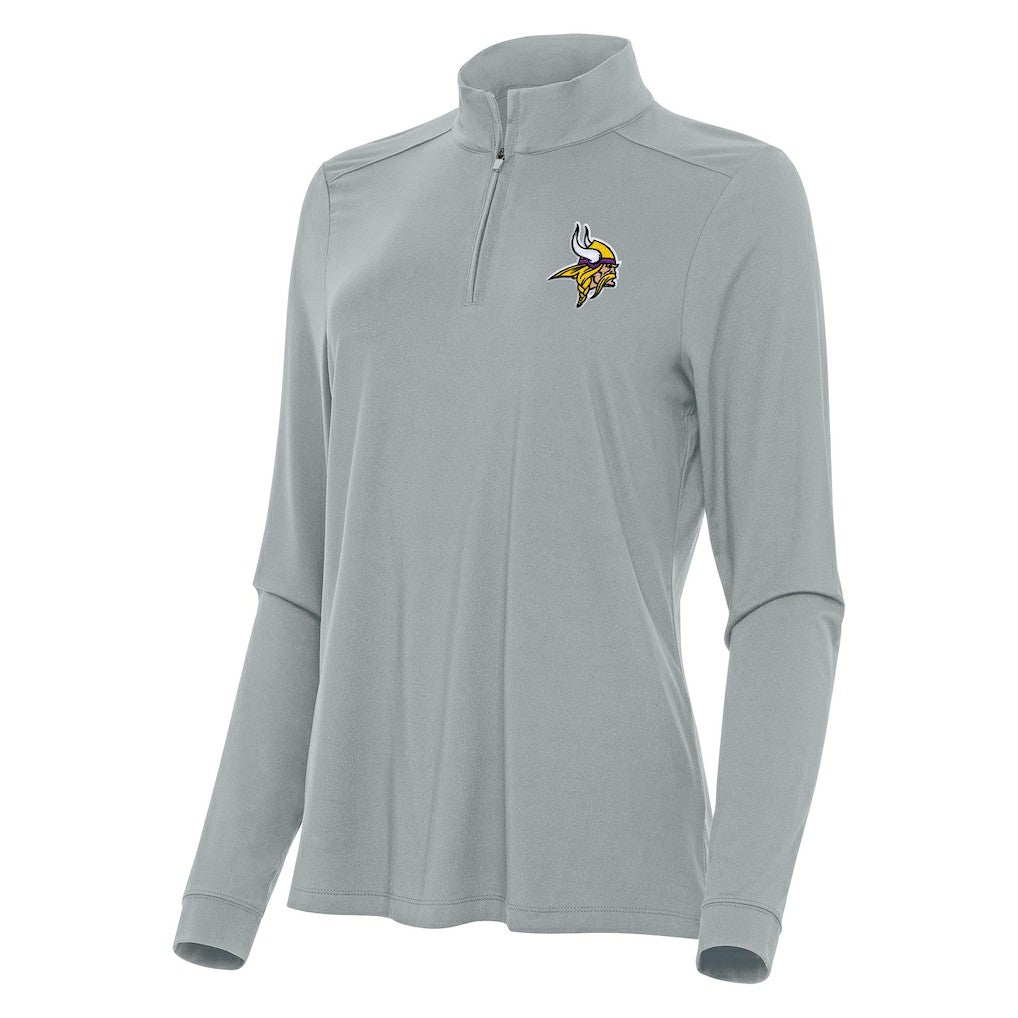 NFL Minnesota Vikings Antigua Women's Intent Quarter-Zip Sweatshirt