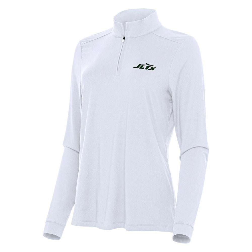 NFL New York Jets Antigua Women's Intent Quarter-Zip Sweatshirt