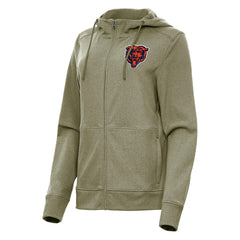 NFL Chicago Bears Antigua Women's Seeker Full-Zip Hoodie Jacket