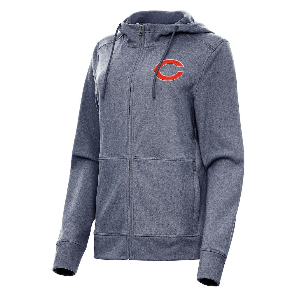 NFL Chicago Bears Antigua Women's Seeker Full-Zip Hoodie Jacket