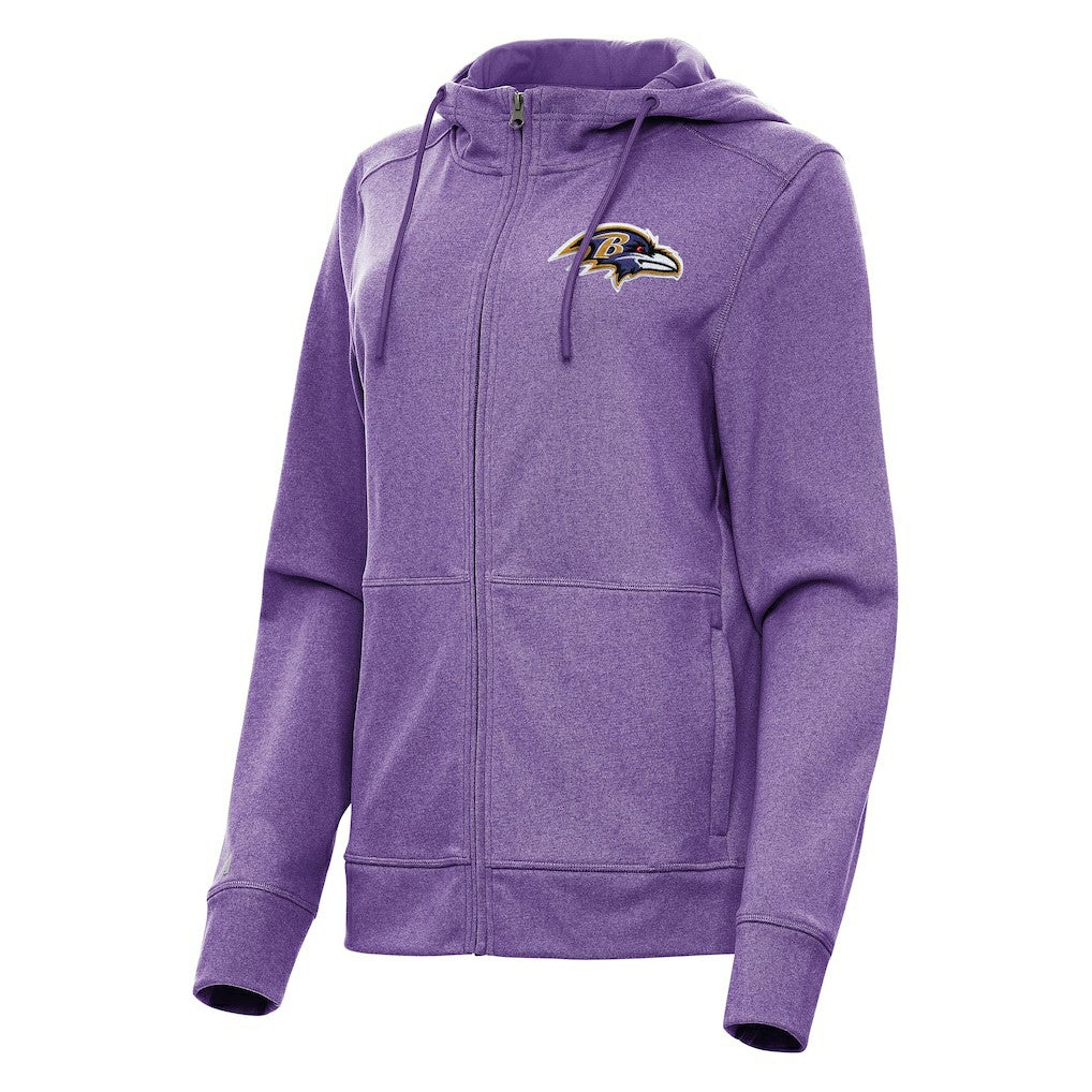 NFL Baltimore Ravens Antigua Women's Seeker Full-Zip Hoodie Jacket