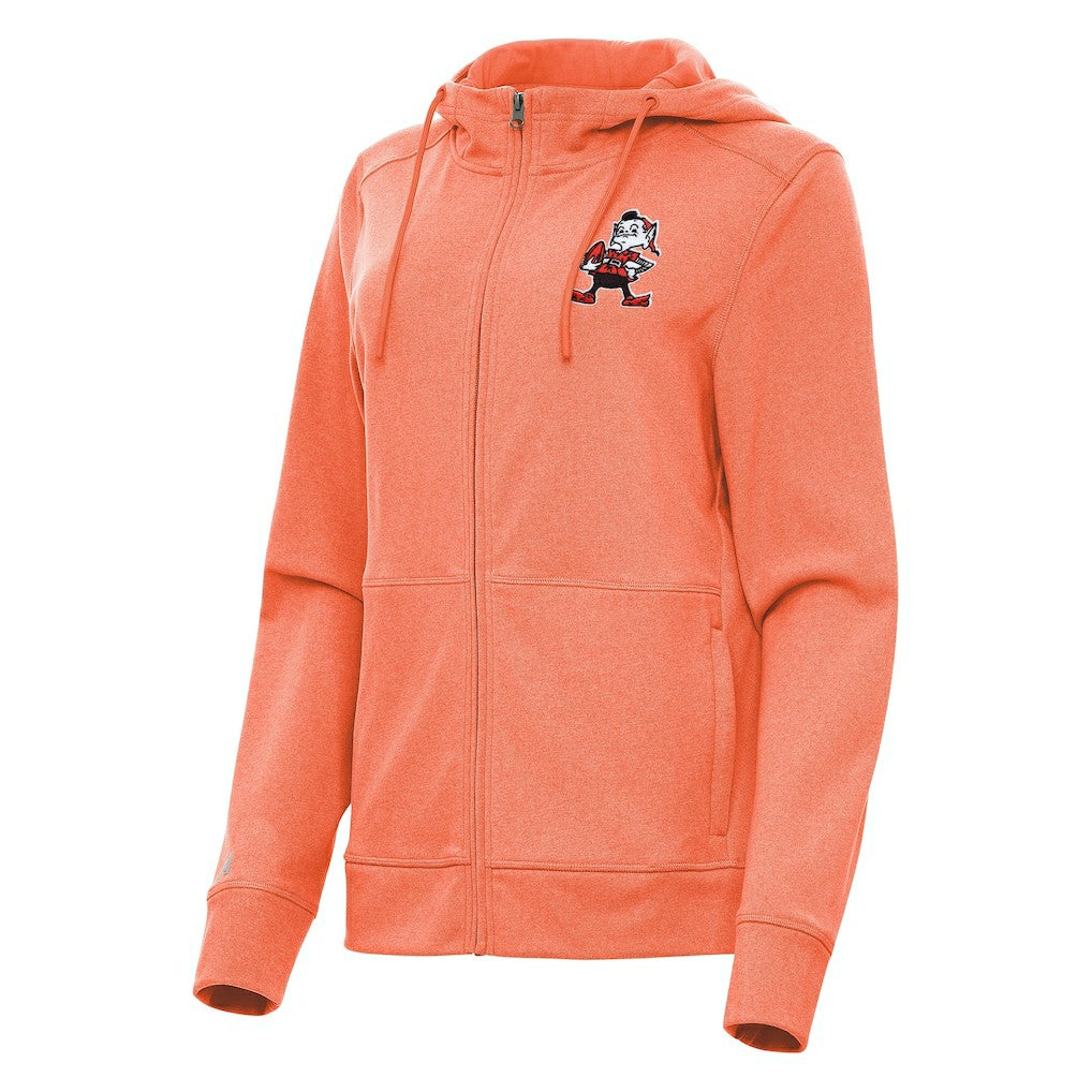 NFL Cleveland Browns Antigua Women's Seeker Full-Zip Hoodie Jacket