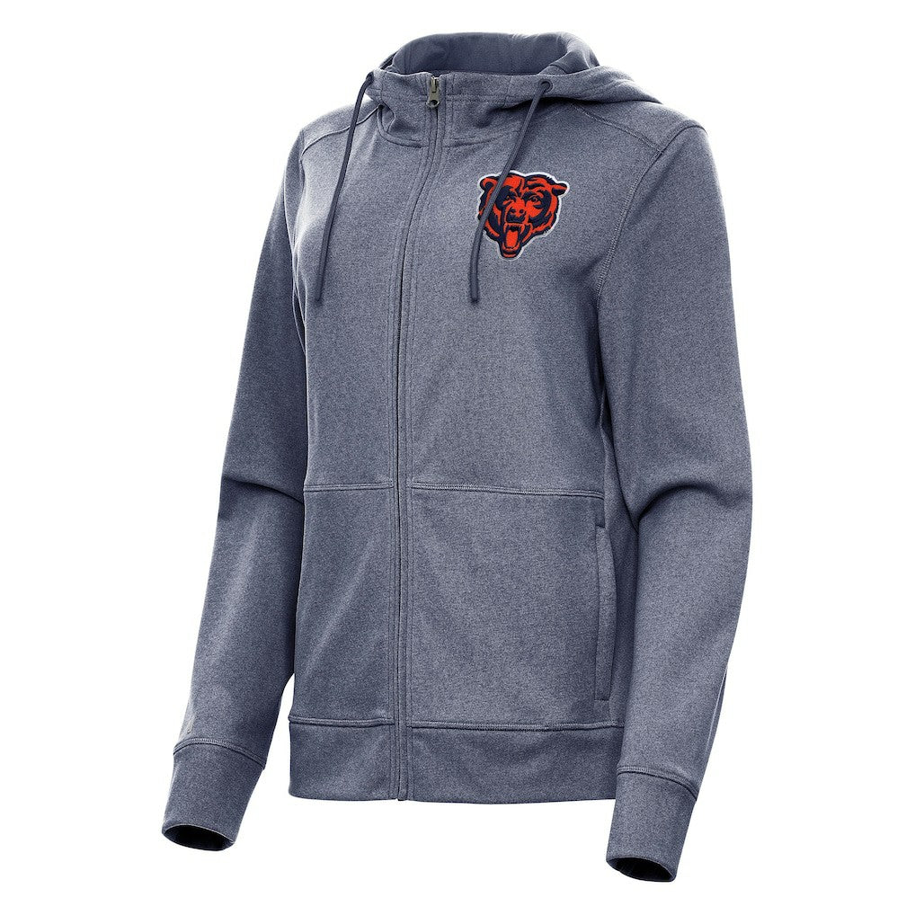 NFL Chicago Bears Antigua Women's Seeker Full-Zip Hoodie Jacket