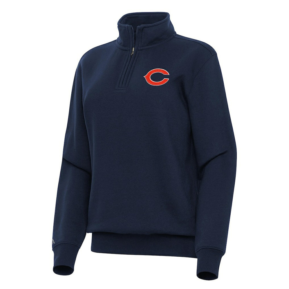 NFL Chicago Bears Antigua Women's Victory Quarter-Zip Top
