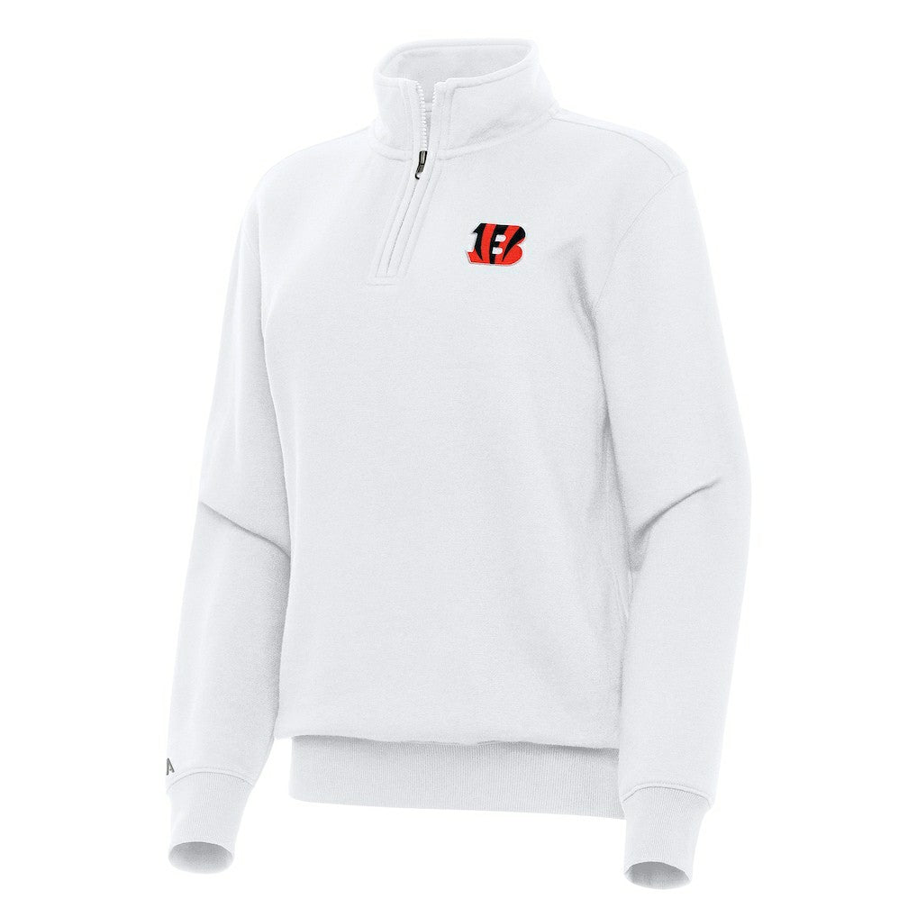 NFL Cincinnati Bengals Antigua Women's Victory Quarter-Zip Top