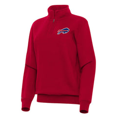 NFL Buffalo Bills Antigua Women's Victory Quarter-Zip Top