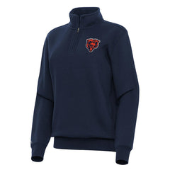 NFL Chicago Bears Antigua Women's Victory Quarter-Zip Top