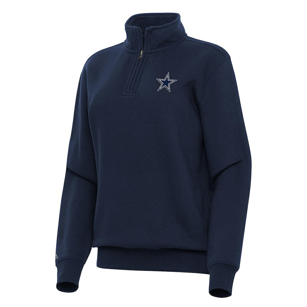 NFL Dallas Cowboys Antigua Women's Victory Quarter-Zip Top