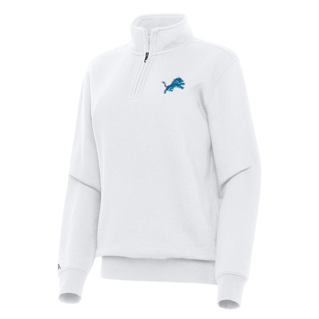 NFL Detroit Lions Antigua Women's Victory Quarter-Zip Top