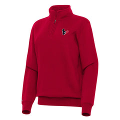 NFL Houston Texans Antigua Women's Victory Quarter-Zip Top