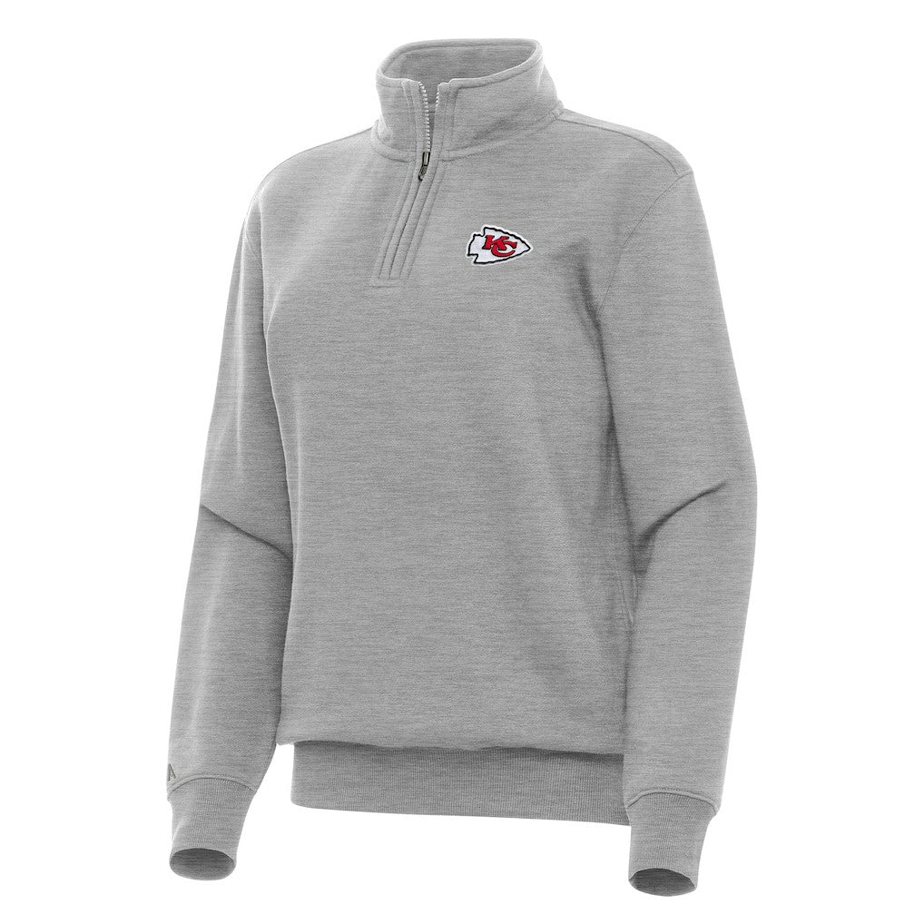 NFL Kansas City Chiefs Antigua Women's Victory Quarter-Zip Top