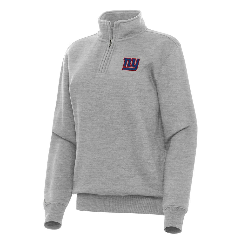 NFL New York Giants Antigua Women's Victory Quarter-Zip Top