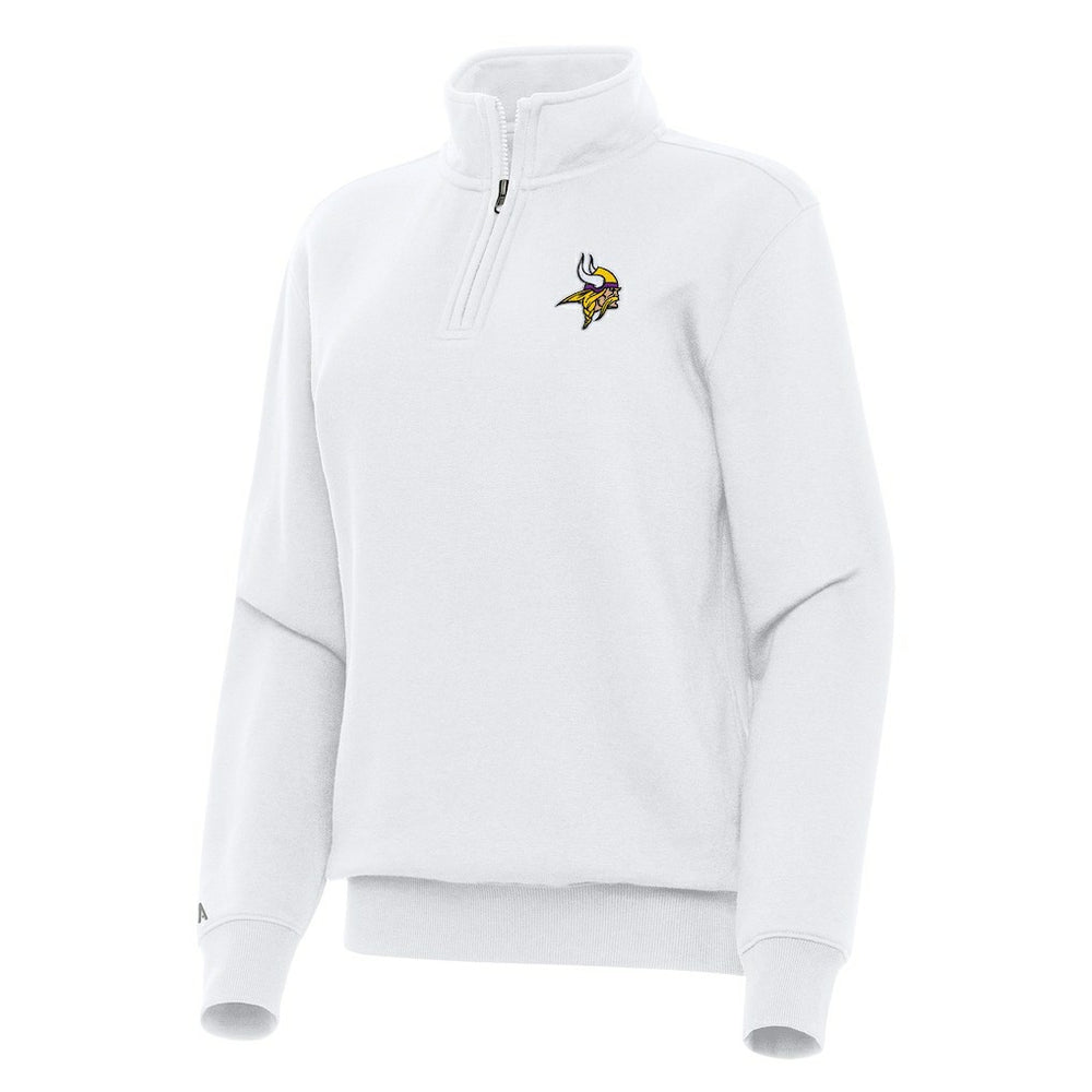 NFL Minnesota Vikings Antigua Women's Victory Quarter-Zip Top