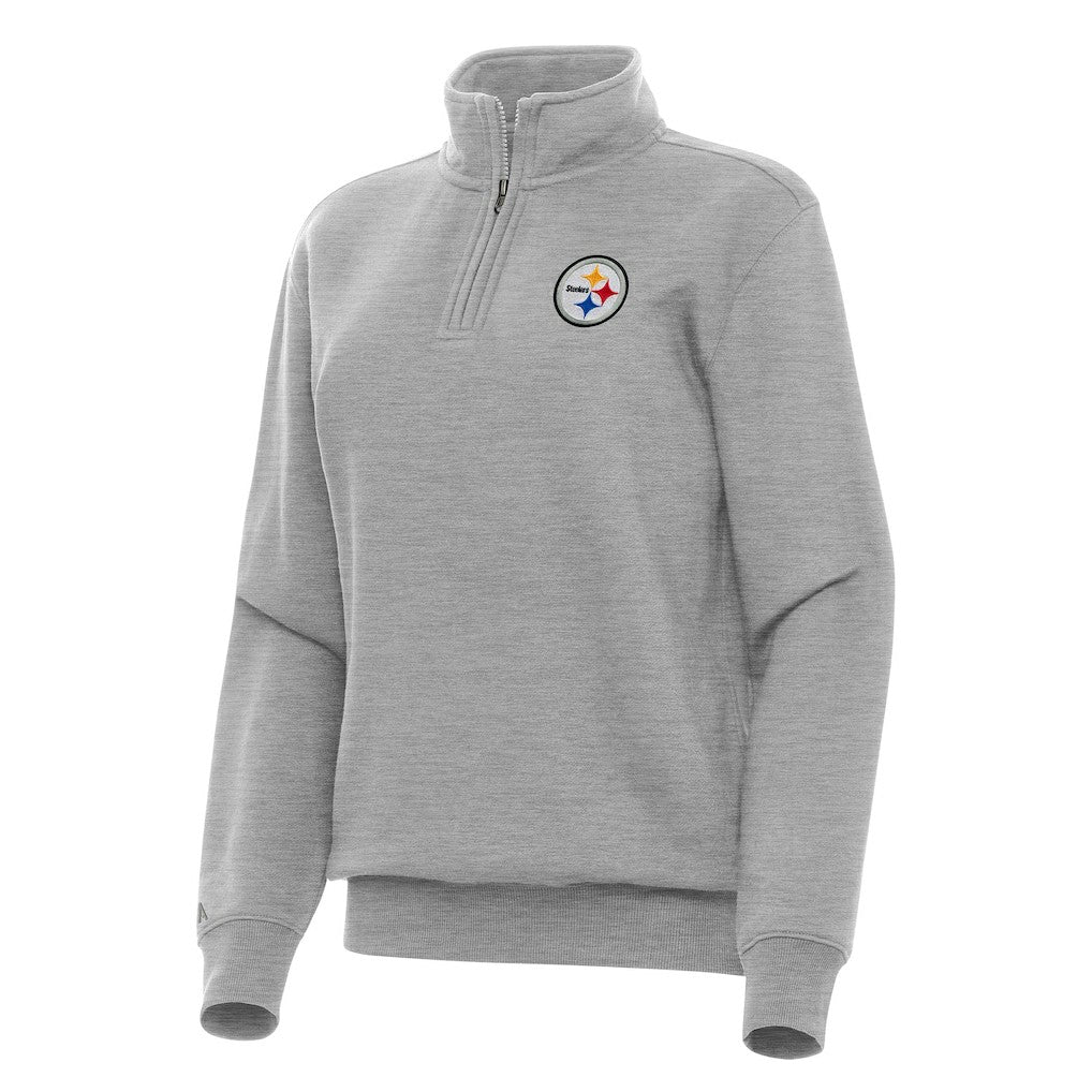 NFL Pittsburgh Steelers Antigua Women's Victory Quarter-Zip Top