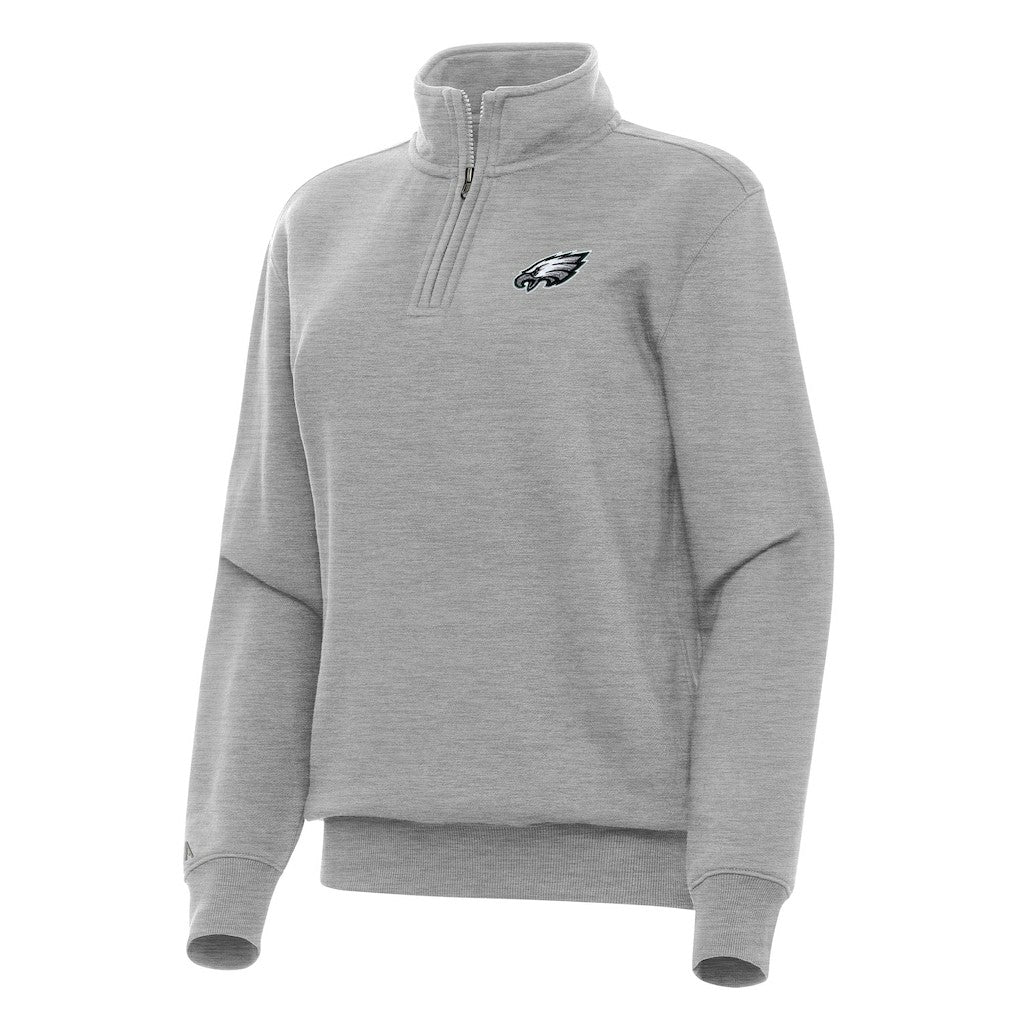 NFL Philadelphia Eagles Antigua Women's Victory Quarter-Zip Top