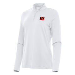 NFL Cincinnati Bengals Antigua Women's Reprocess Quarter-Zip Top