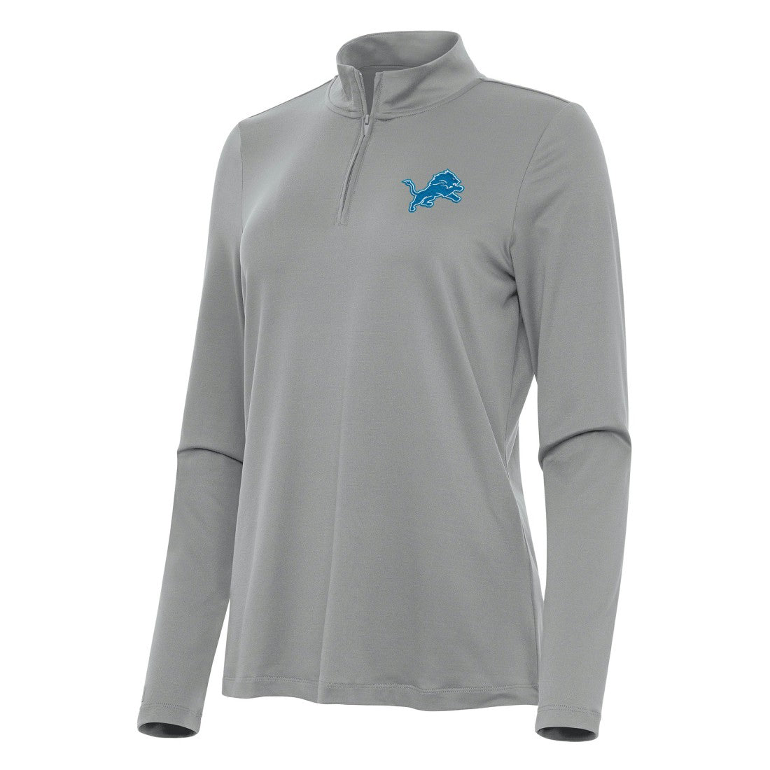 NFL Detroit Lions Antigua Women's Reprocess Quarter-Zip Top