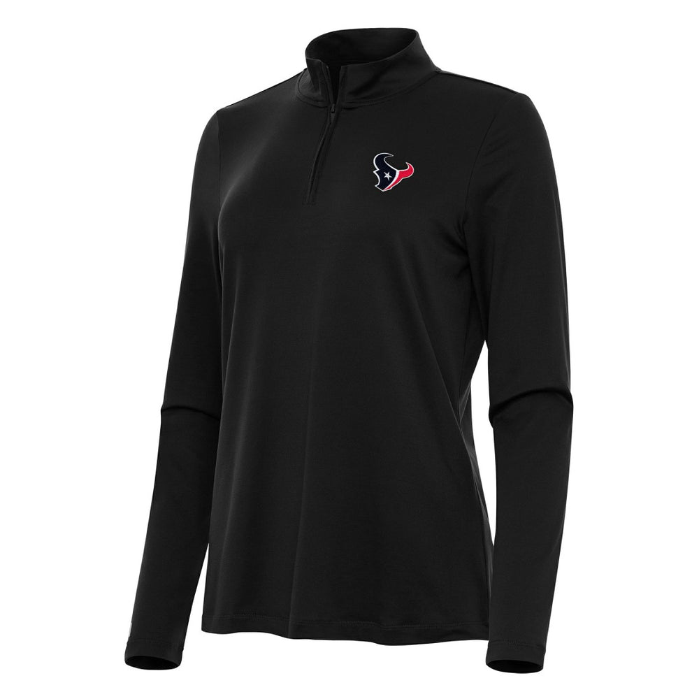 NFL Houston Texans Antigua Women's Reprocess Quarter-Zip Top