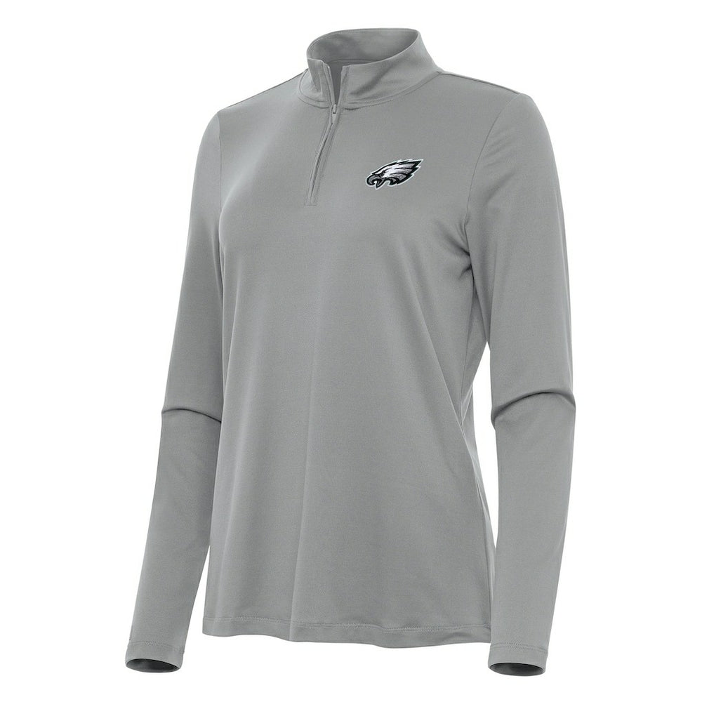 NFL Philadelphia Eagles Antigua Women's Reprocess Quarter-Zip Top
