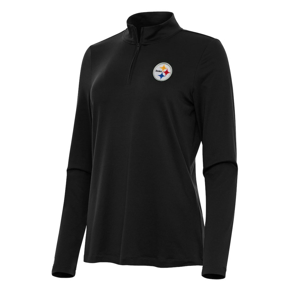 NFL Pittsburgh Steelers Antigua Women's Reprocess Quarter-Zip Top
