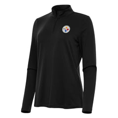 NFL Pittsburgh Steelers Antigua Women's Reprocess Quarter-Zip Top