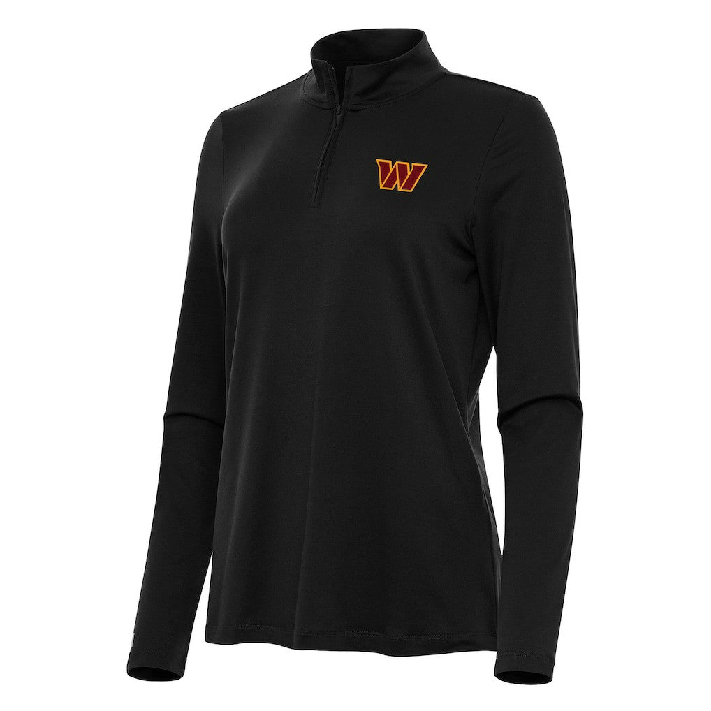 NFL Washington Commanders Antigua Women's Reprocess Quarter-Zip Top