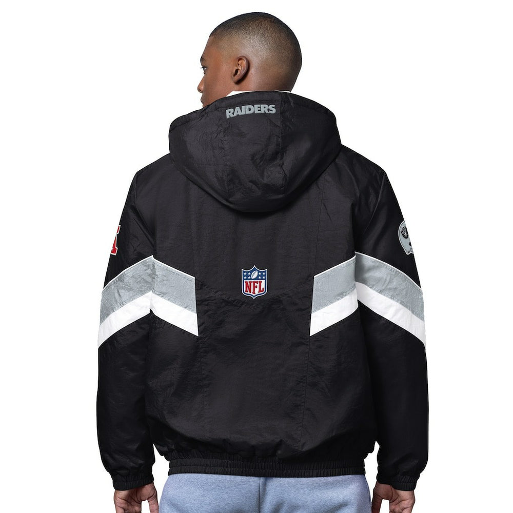 NFL Las Vegas Raiders OVO x Starter Sideline Full-Snap Puffer Jacket