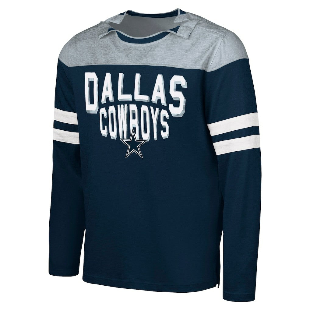 NFL Dallas Cowboys G-III Sports by Carl Banks Adaptive Hail Mary Long Sleeve T-Shirt