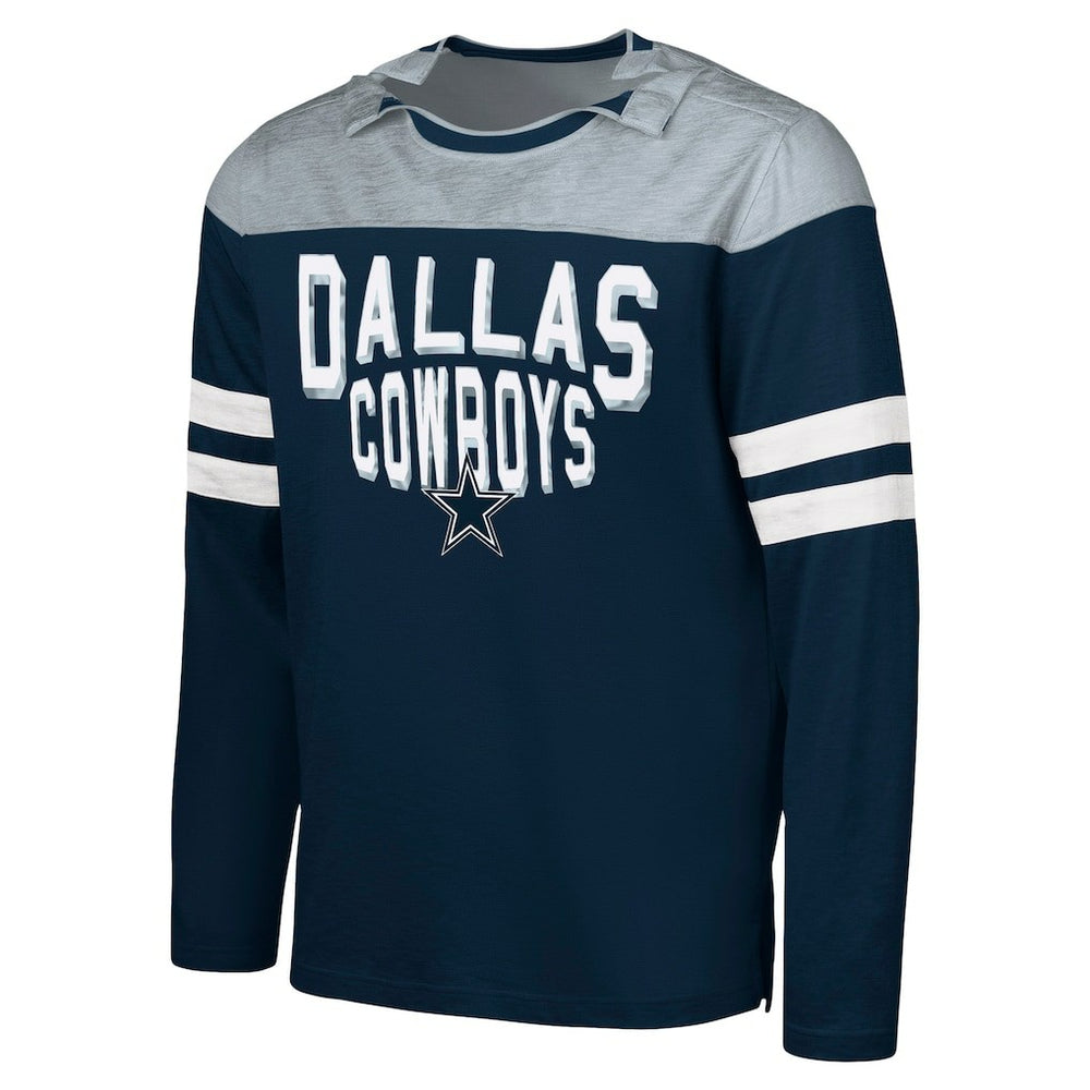 NFL Dallas Cowboys G-III Sports by Carl Banks Adaptive Hail Mary Long Sleeve T-Shirt