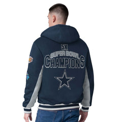 NFL Dallas Cowboys G-III Sports by Carl Banks No Huddle Commemorative Full-Zip Hoodie Jacket