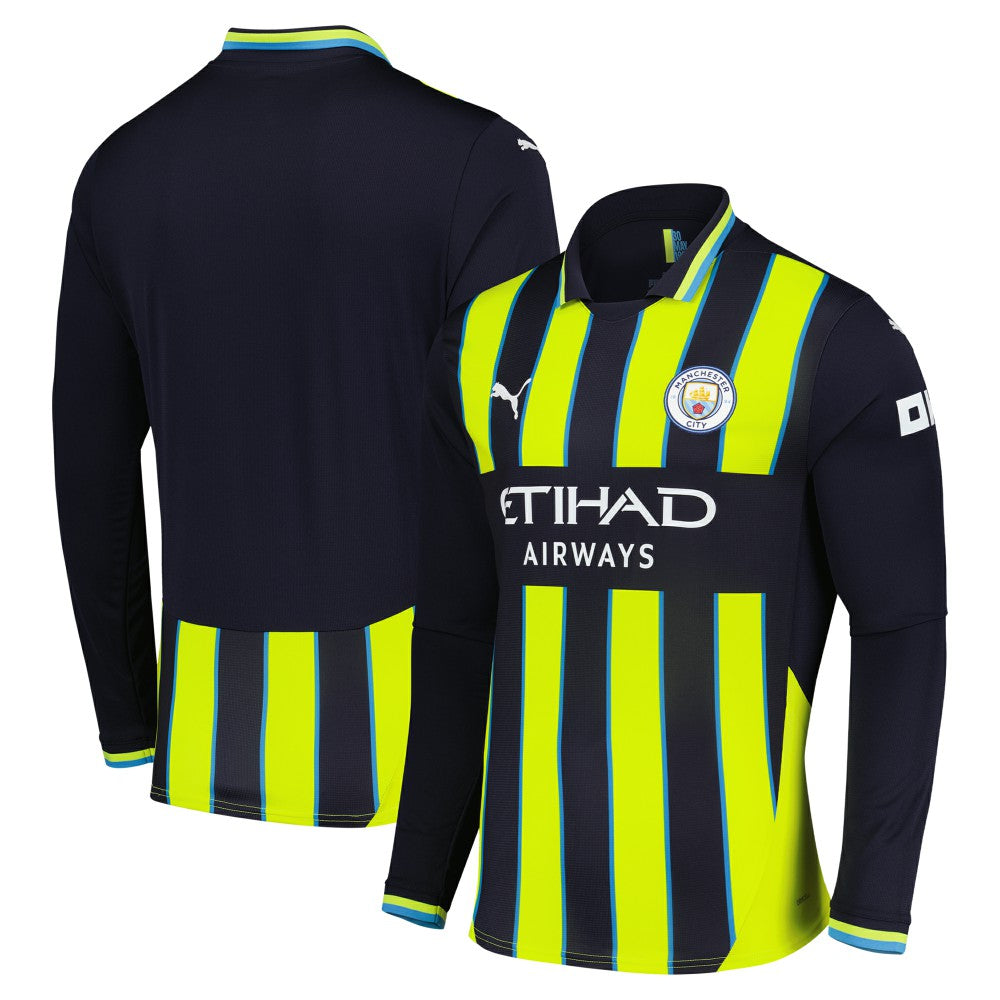 Manchester City 2024/25 Away Replica Long Sleeve Jersey / Soccer Outlet