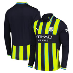 Manchester City 2024/25 Away Replica Long Sleeve Jersey / Soccer Outlet