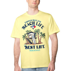 Toronto Blue Jays Margaritaville Beach Hut Graphic T-Shirt - Yellow
