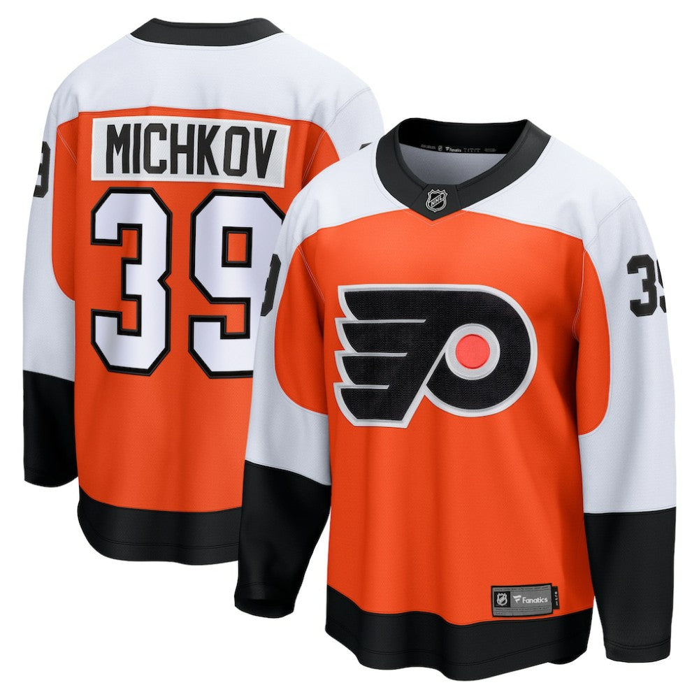 Matvei Michkov Philadelphia Flyers Fanatics Home Premier Breakaway Player Jersey