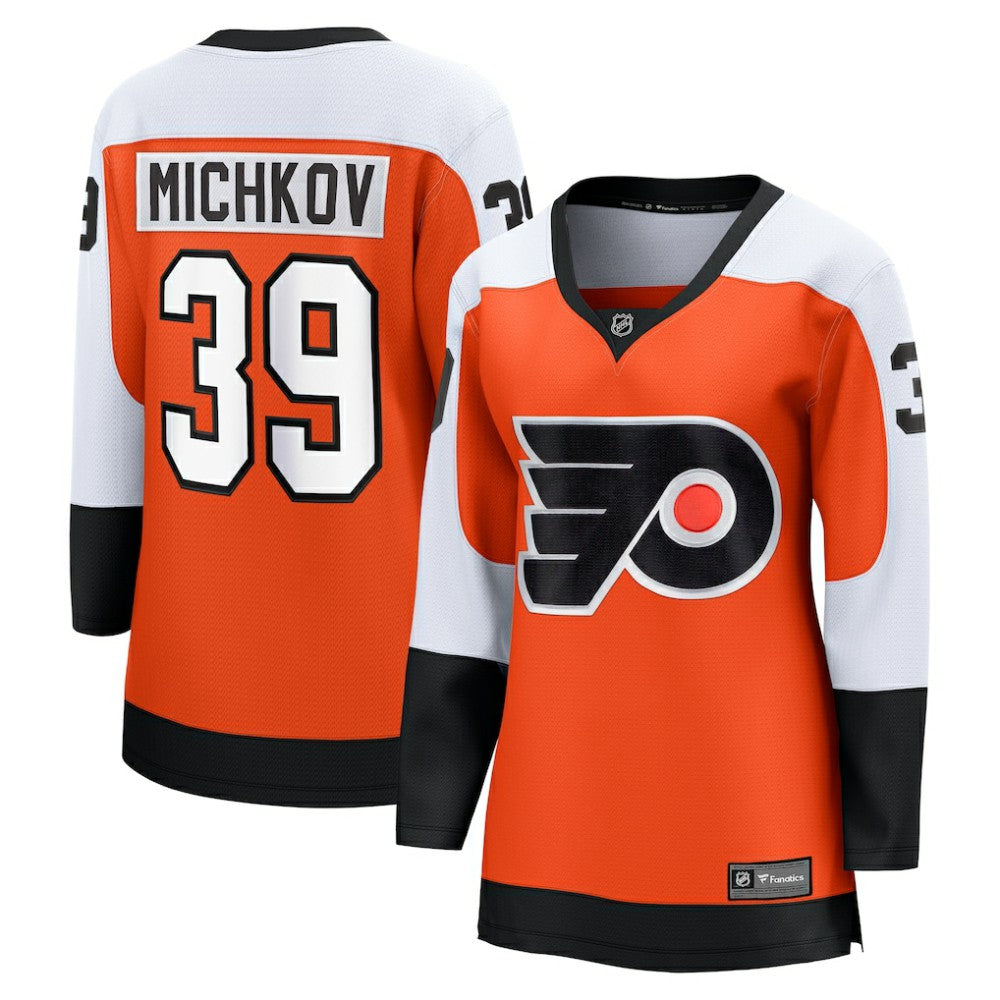 Matvei Michkov Philadelphia Flyers Fanatics Women's Home Breakaway Jersey