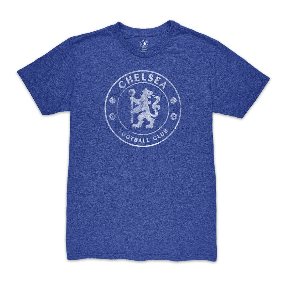 Chelsea 1863FC Mono Badge Vintage Tri-Blend T-Shirt / Soccer Discount