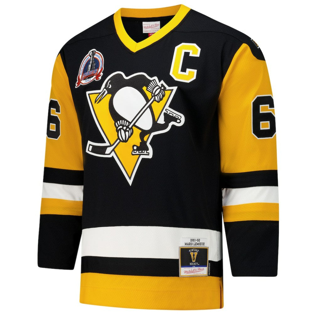 Mario Lemieux Pittsburgh Penguins 1991-92 Power Play Jersey