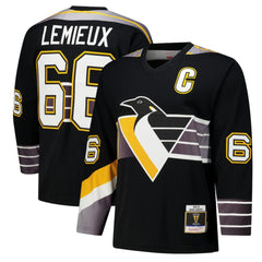 Mario Lemieux Pittsburgh Penguins 1996-97 Power Play Jersey