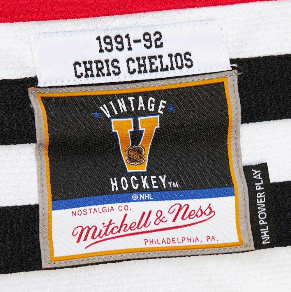 Chris Chelios Chicago Blackhawks 1991-92 Power Play Jersey