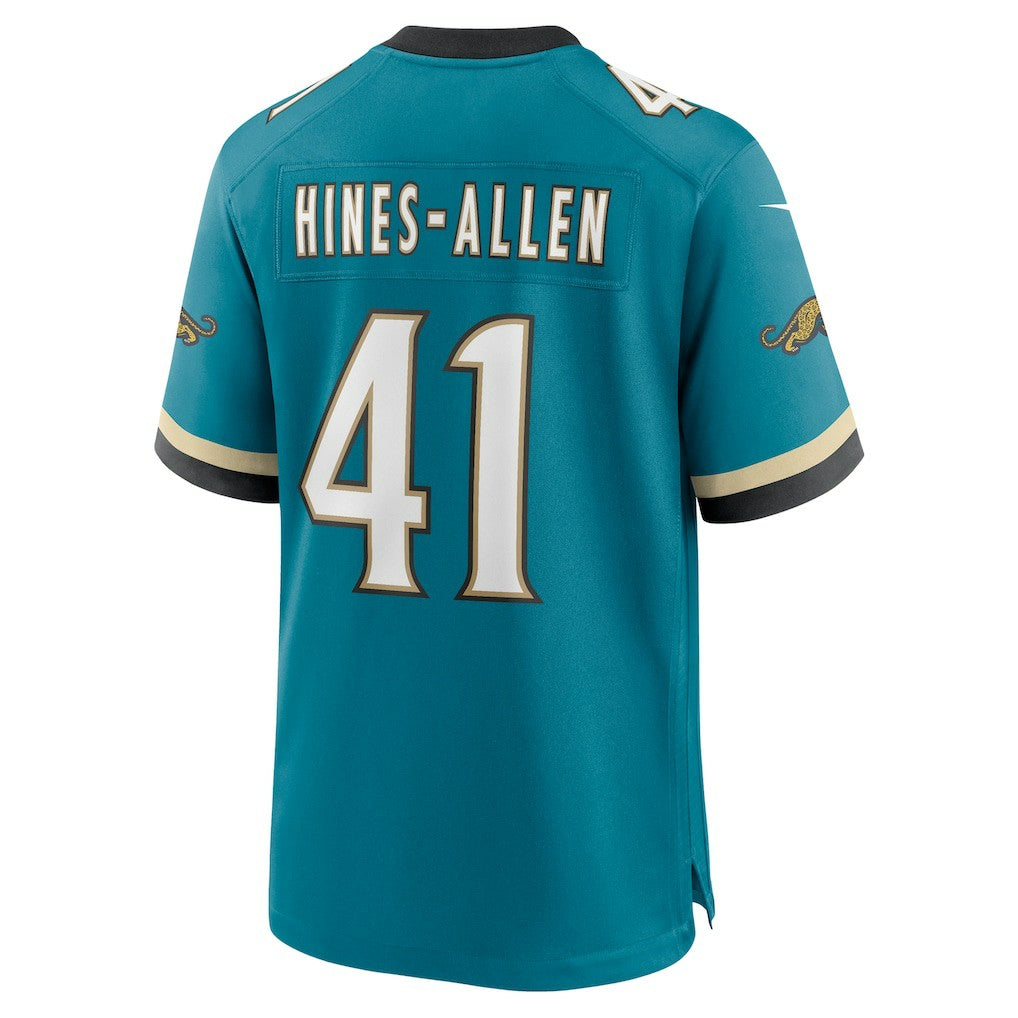 NFL Jacksonville Jaguars Josh Hines-Allen  Prowler Throwback Player Game Jersey