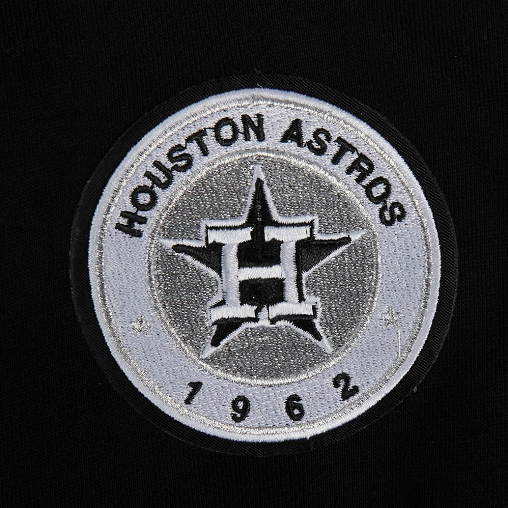 Houston Astros Pro Standard Women's Pearl Cropped Pullover Sweatshirt
 - Black